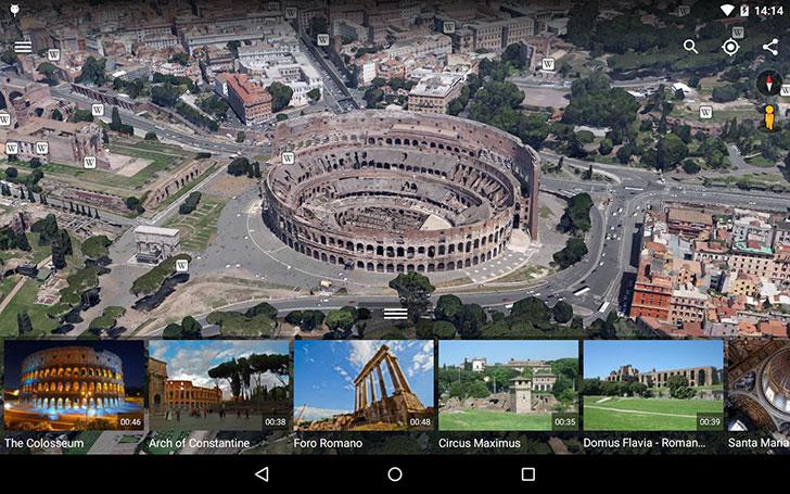 Google Earth's screenshots